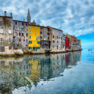 Rovinj, its tiny fishing port, the cobbled alleys, and the magnificent St. Euphemia cathedral…..a marvellous gem of Istria in the North coast of Croatia.