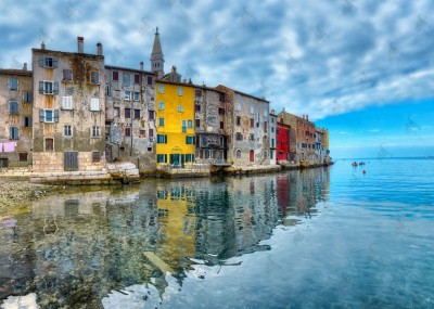 Rovinj, its tiny fishing port, the cobbled alleys, and the magnificent St. Euphemia cathedral…..a marvellous gem of Istria in the North coast of Croatia.
