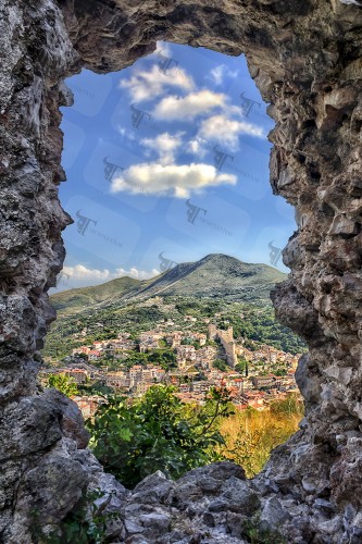 Itri from the ruined church of San Cristoforo